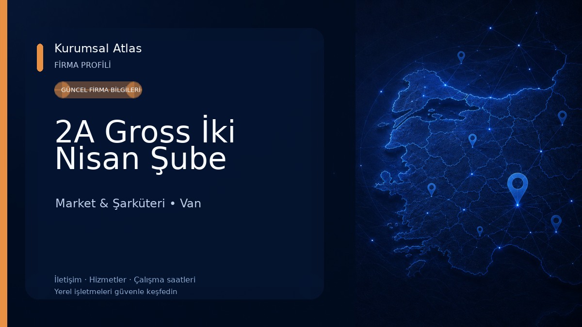 2A Gross İki Nisan Şube Market & Şarküteri