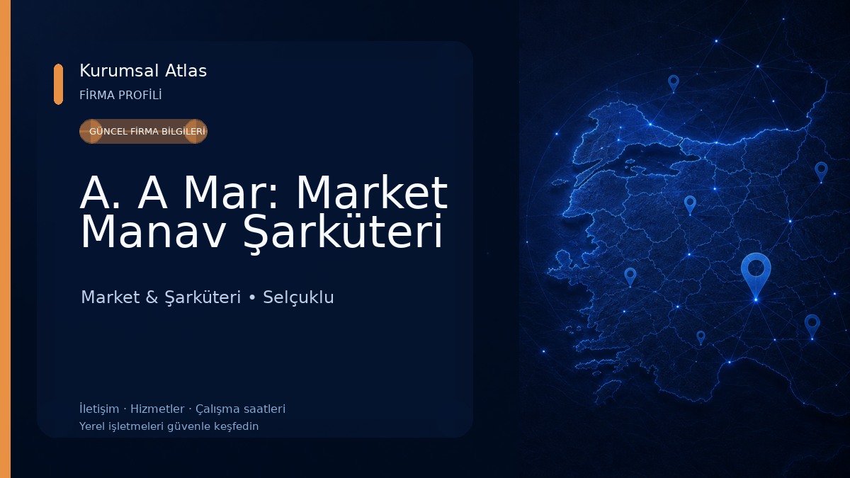 A. A Mar: Market Manav Şarküteri Market & Şarküteri
