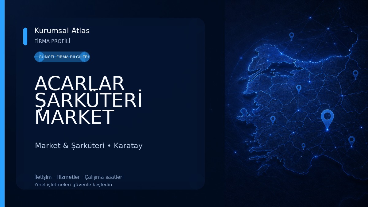 ACARLAR ŞARKÜTERİ MARKET Market & Şarküteri
