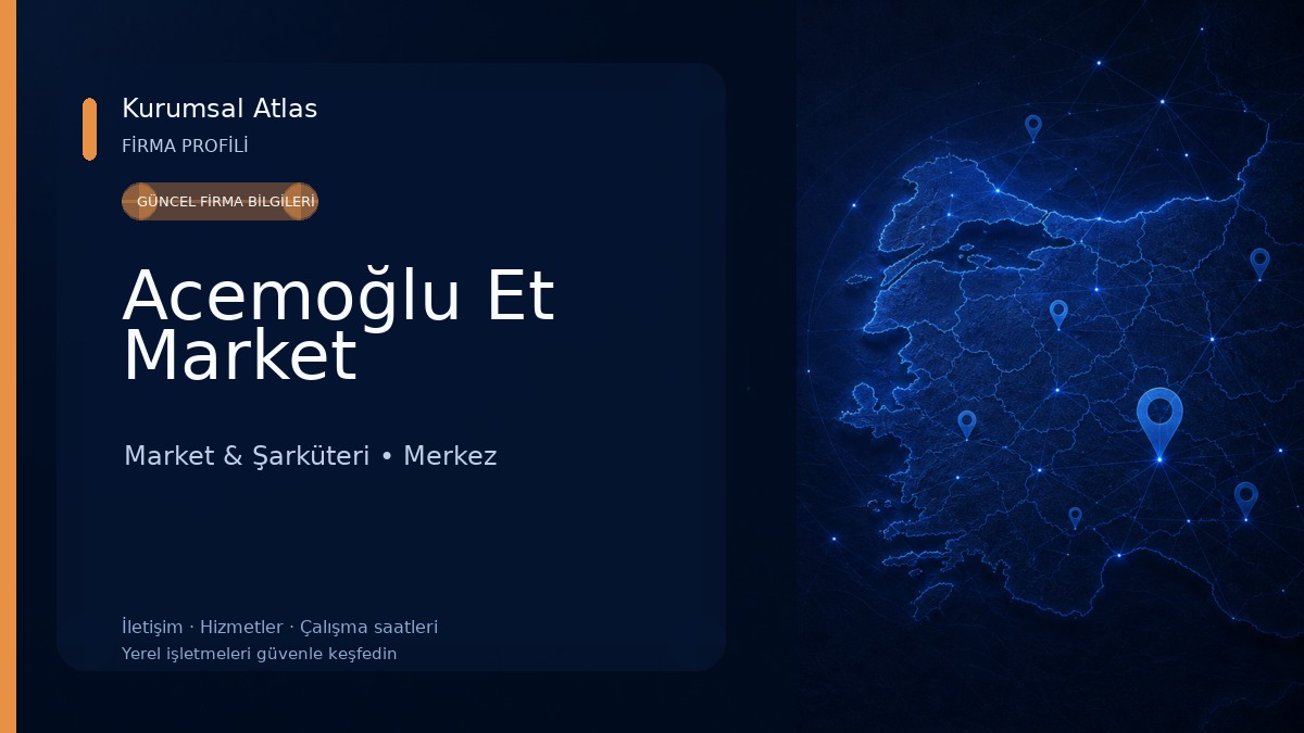 Acemoğlu Et Market Market & Şarküteri