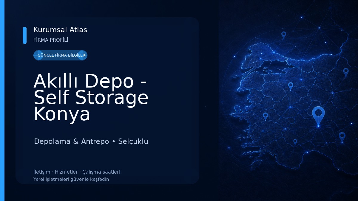 Akıllı Depo - Self Storage Konya 