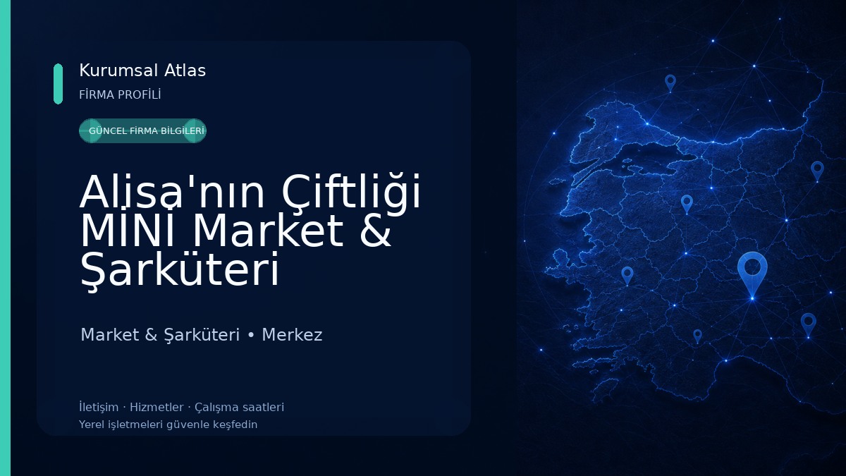 Alisa'nın Çiftliği MİNİ Market & Şarküteri Market & Şarküteri