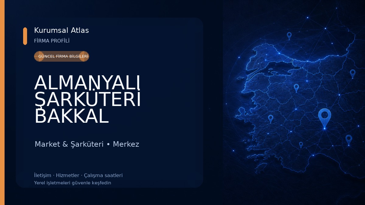 ALMANYALI ŞARKÜTERİ BAKKAL Market & Şarküteri
