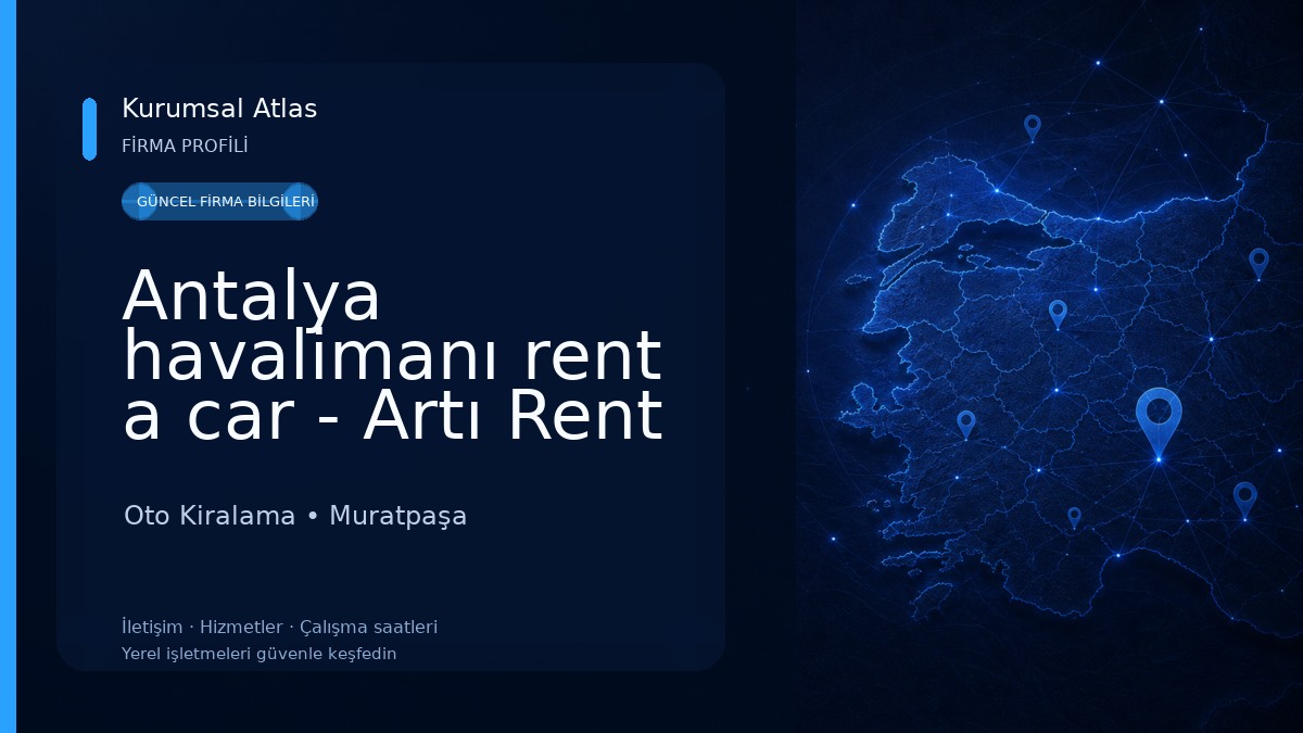 Antalya havalimanı rent a car - Artı Rent A Car Oto Kiralama