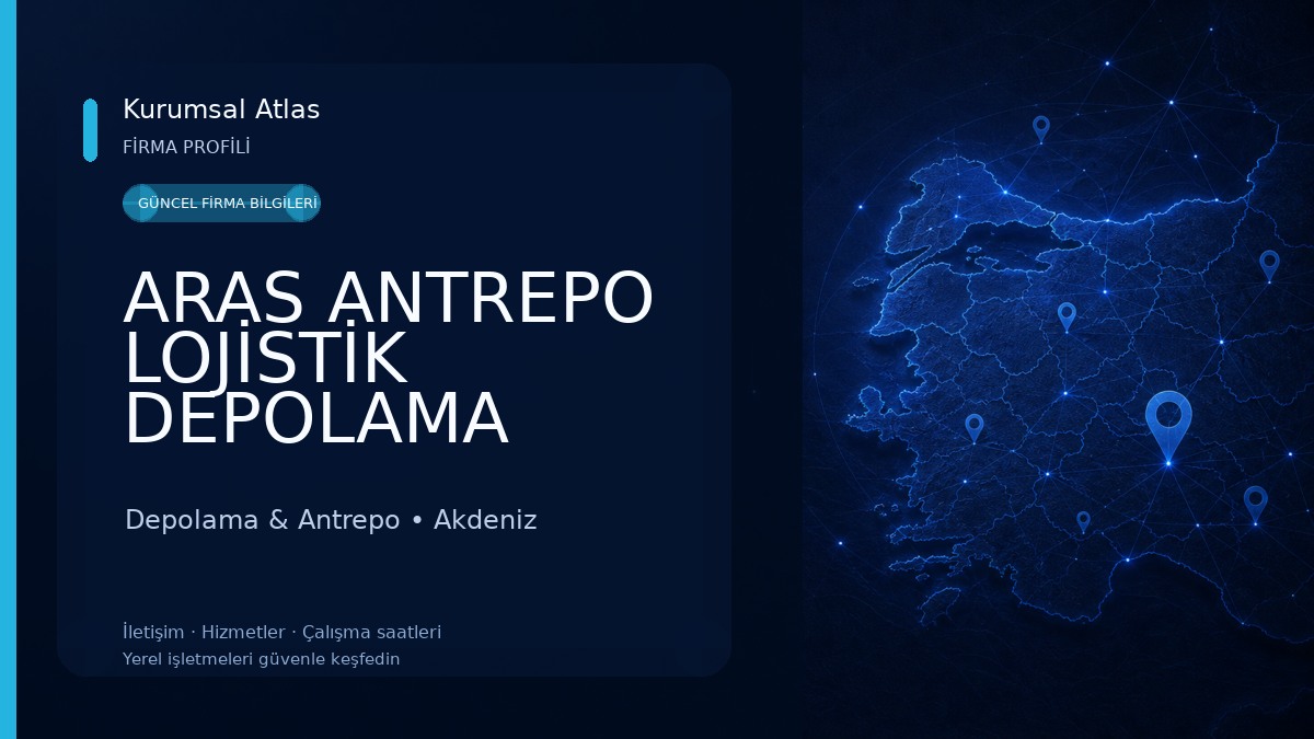 ARAS ANTREPO LOJİSTİK DEPOLAMA GIDA SAN VE TİC LTD ŞTİ Depolama & Antrepo