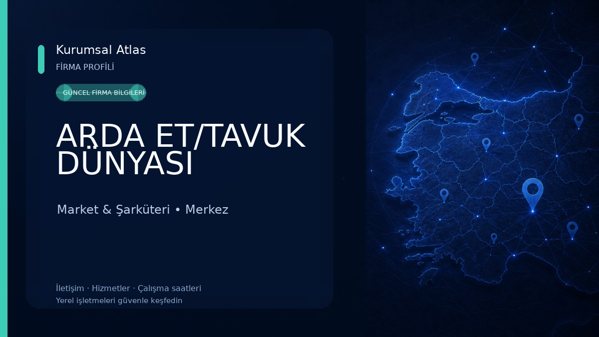 ARDA ET/TAVUK DÜNYASI 