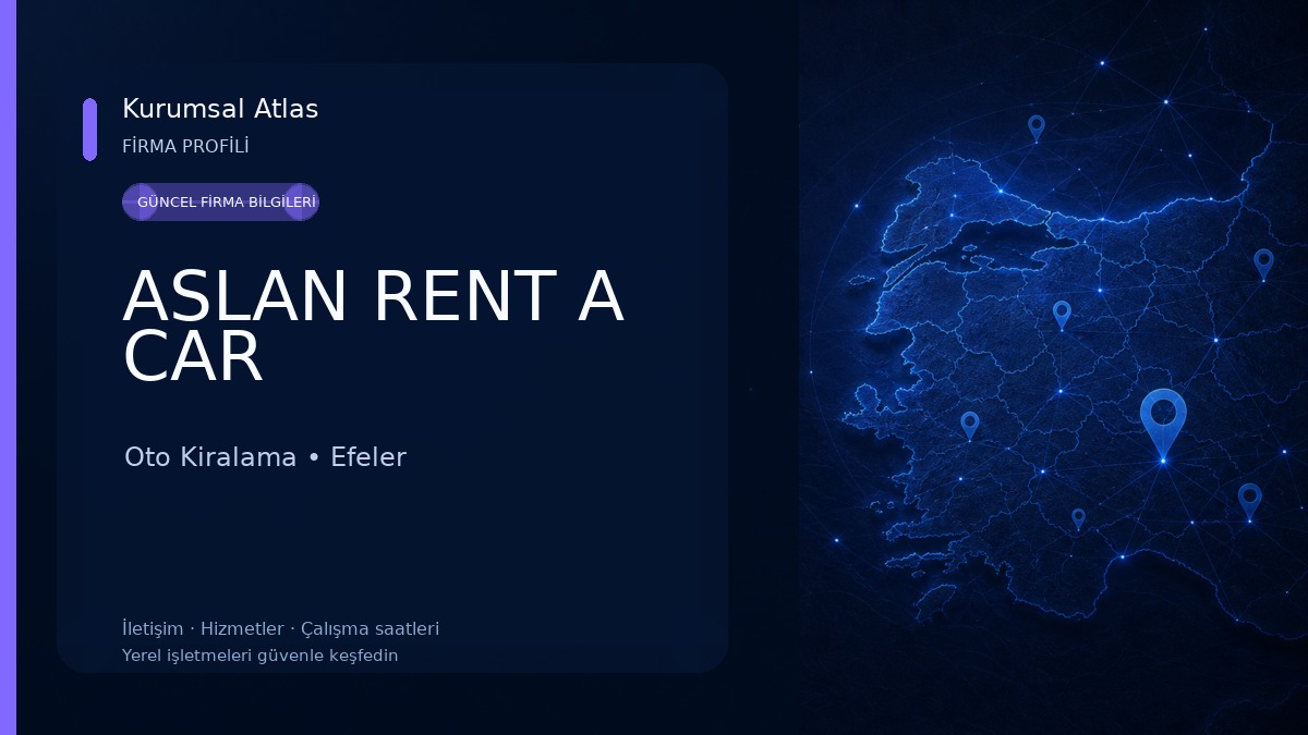 ASLAN RENT A CAR Oto Kiralama