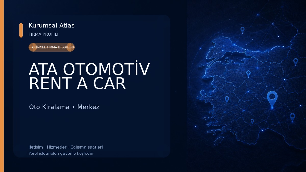 ATA OTOMOTİV RENT A CAR Oto Kiralama