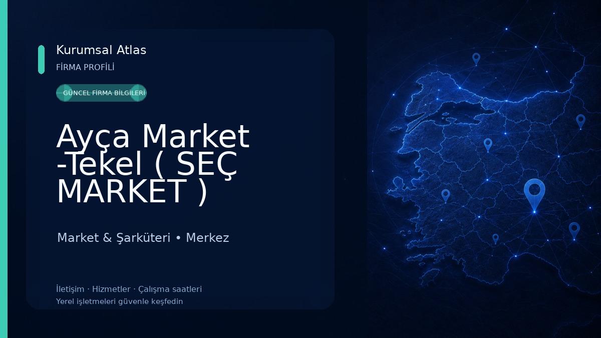 Ayça Market -Tekel ( SEÇ MARKET ) Market & Şarküteri