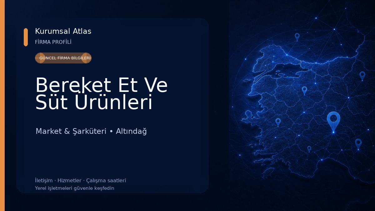 Bereket Et Ve Süt Ürünleri Market & Şarküteri