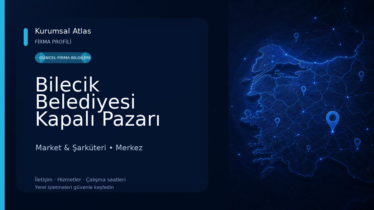 Bilecik Belediyesi Kapalı Pazarı
