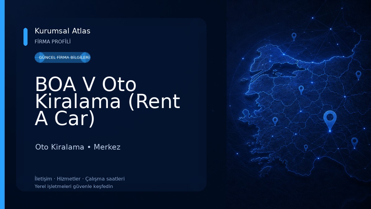 BOA V Oto Kiralama (Rent A Car) Oto Kiralama