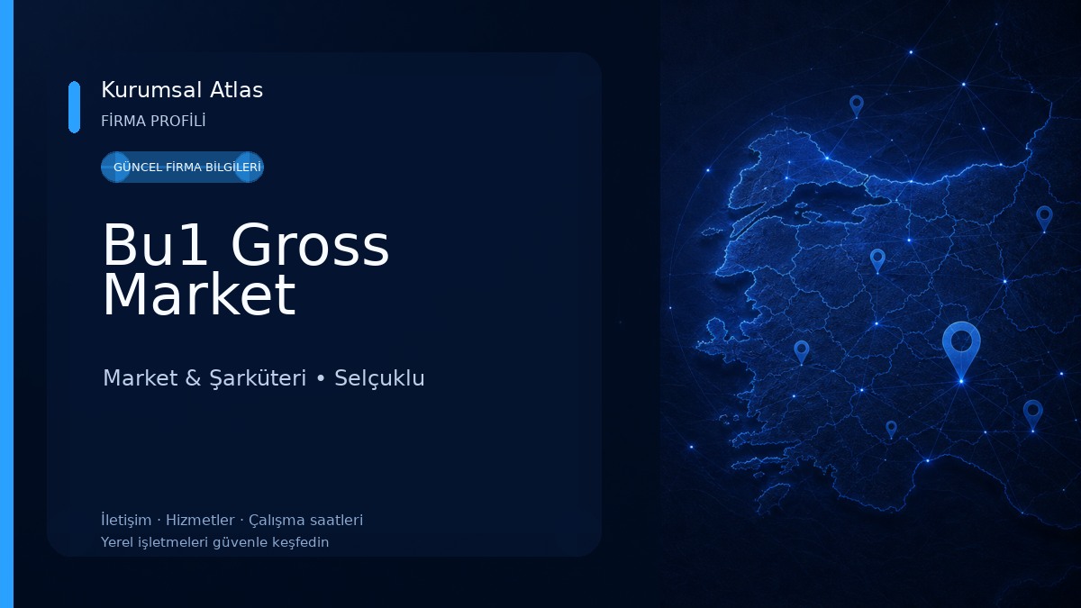 Bu1 Gross Market Market & Şarküteri
