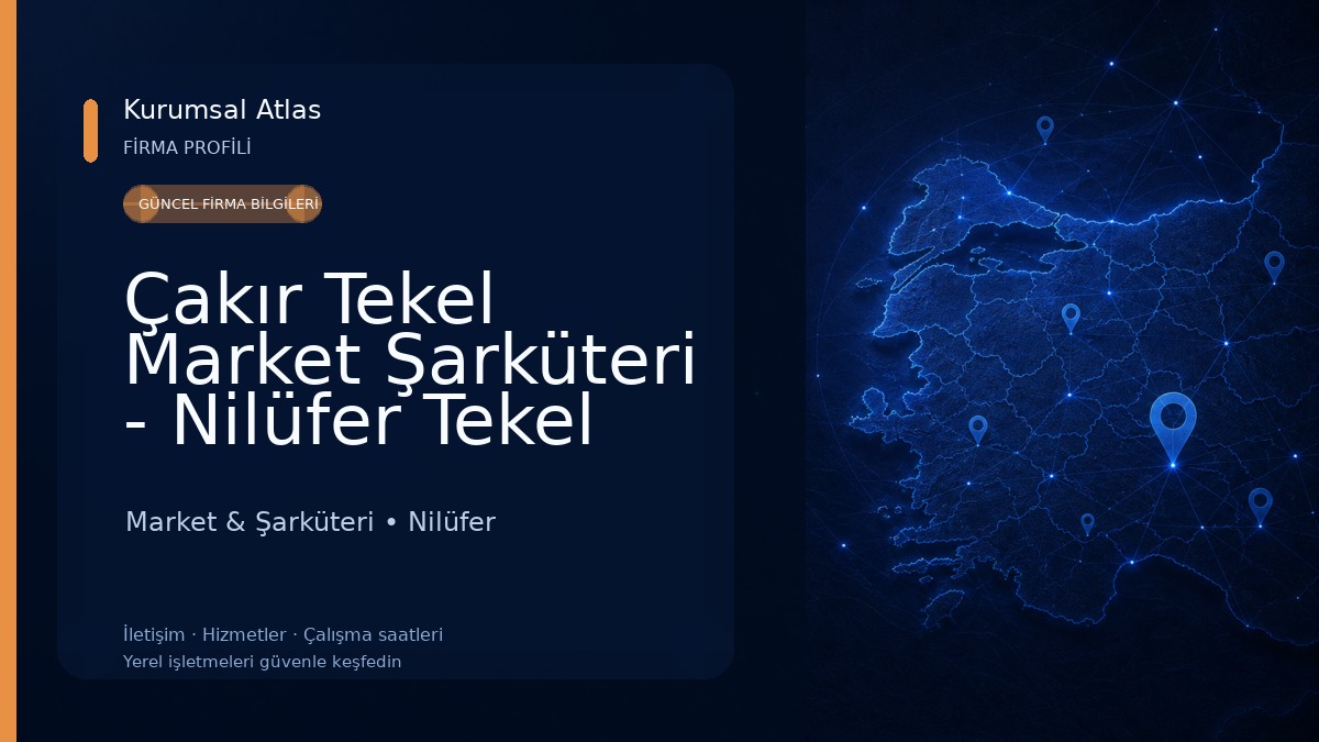 Çakır Tekel Market Şarküteri - Nilüfer Tekel Bayii Market & Şarküteri