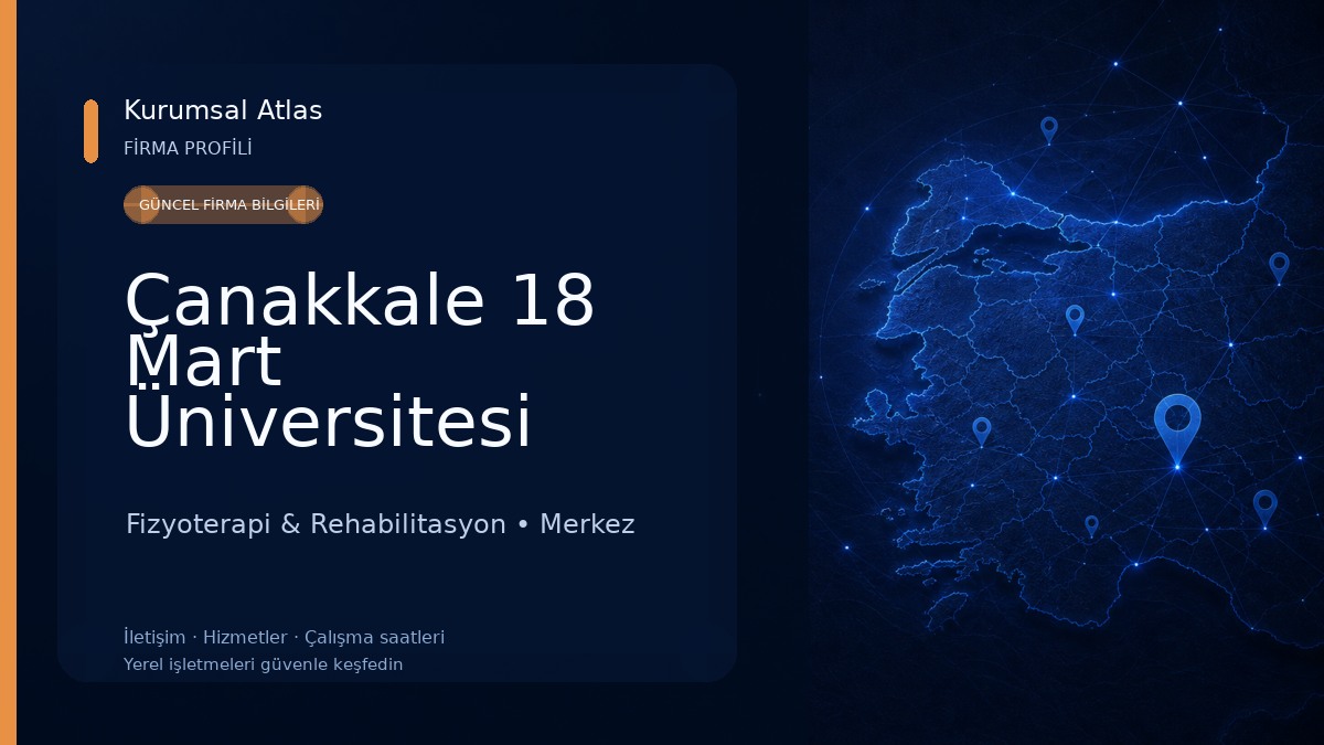Çanakkale 18 Mart Üniversitesi Sağlık Uygulama Ve Araştırma Hastanesi