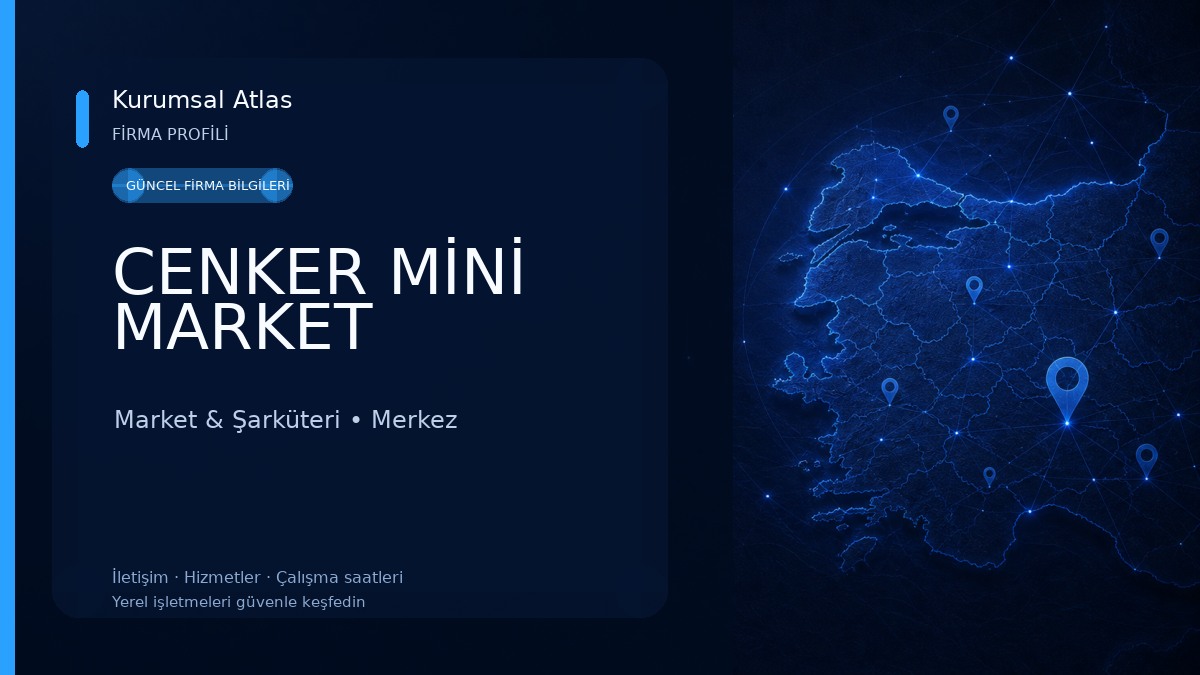 CENKER MİNİ MARKET Market & Şarküteri