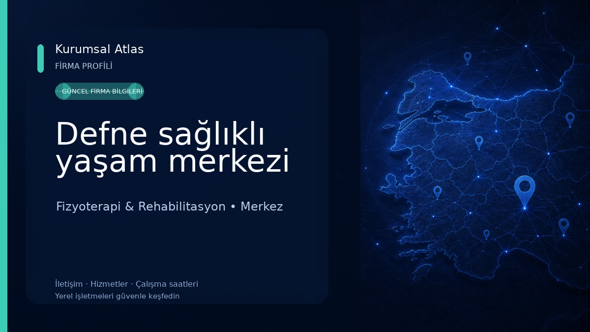 Defne sağlıklı yaşam merkezi