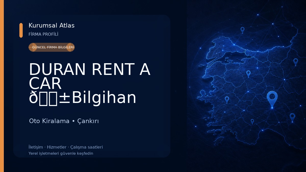 DURAN RENT A CAR 📱Bilgihan Oto Kiralama