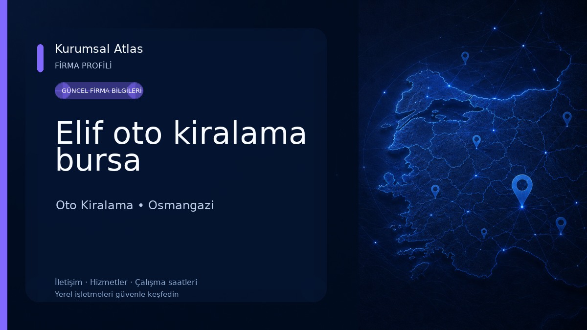 Elif oto kiralama bursa