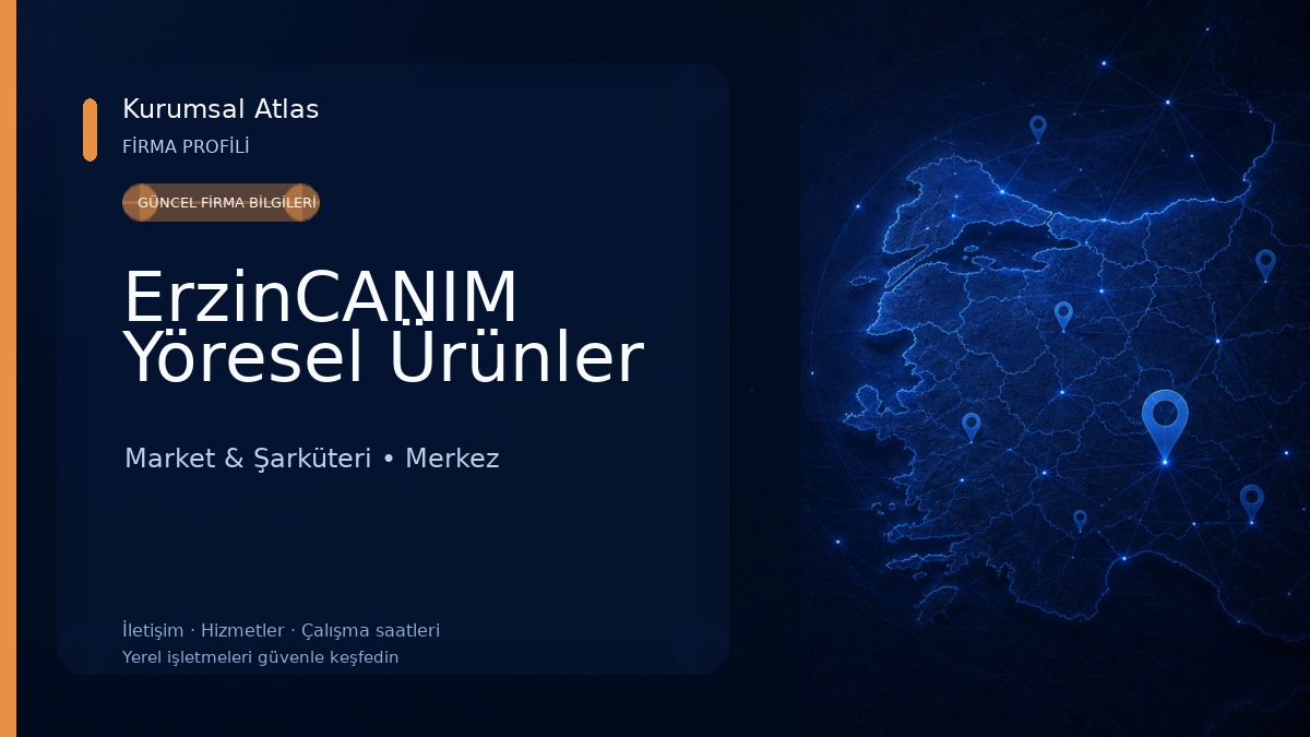 ErzinCANIM Yöresel Ürünler