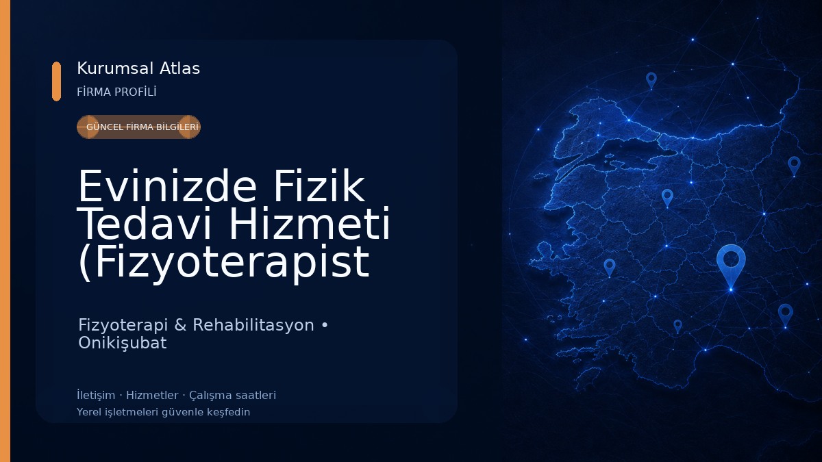 Evinizde Fizik Tedavi Hizmeti (Fizyoterapist Emre) Fizyoterapi & Rehabilitasyon