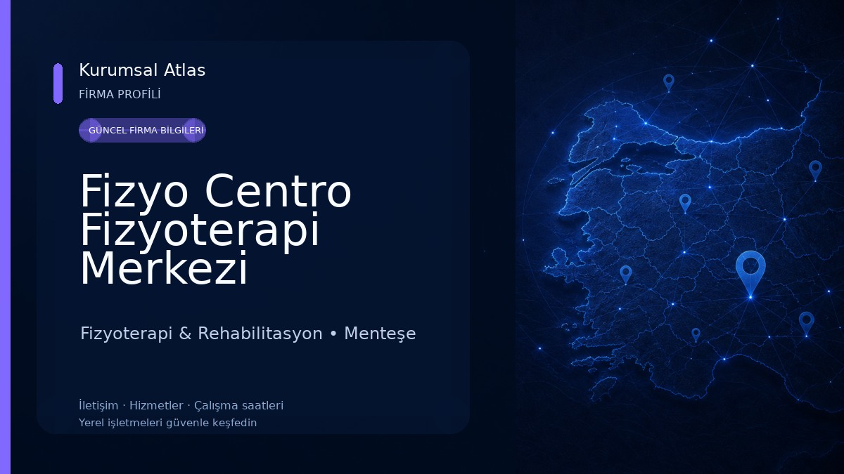Fizyo Centro Fizyoterapi Merkezi Fizyoterapi & Rehabilitasyon