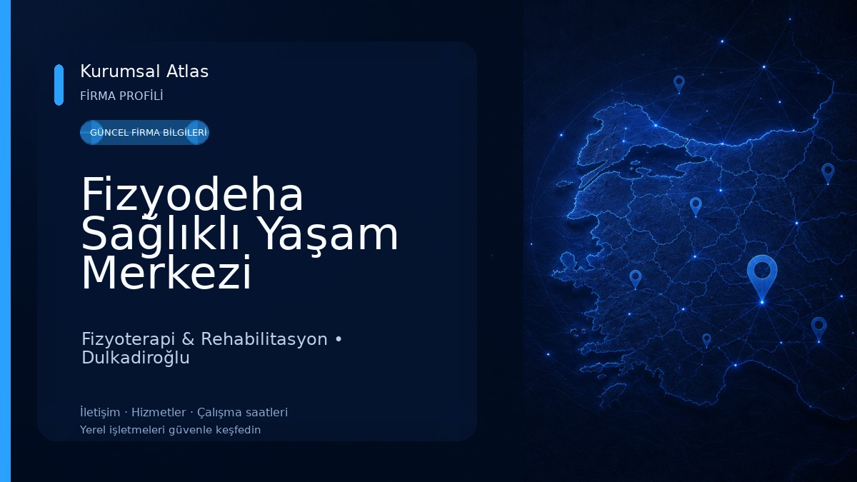 Fizyodeha Sağlıklı Yaşam Merkezi Fizyoterapi & Rehabilitasyon