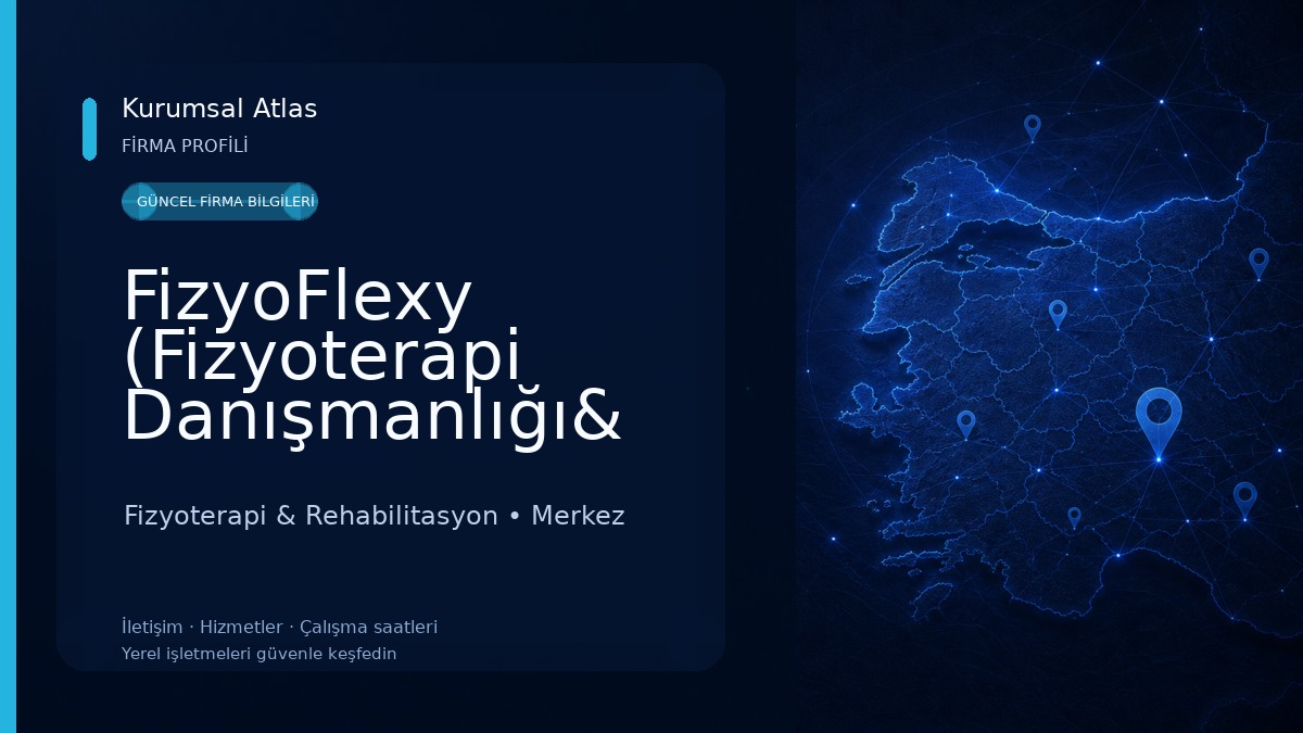 FizyoFlexy (Fizyoterapi Danışmanlığı& Skolyoz Schroth Terapi& Klinik Pilates&Manuel Terapi ) Fizyoterapi & Rehabilitasyon