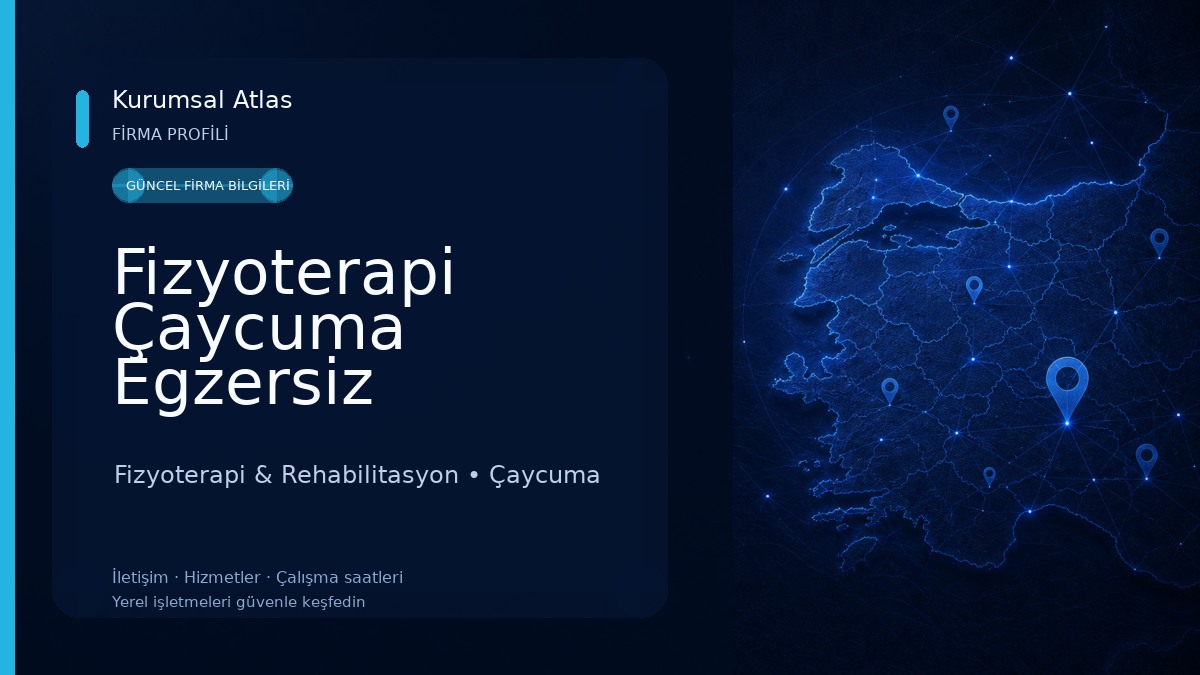 Fizyoterapi Çaycuma Egzersiz Danışmanlık Merkezi Fizyoterapi & Rehabilitasyon