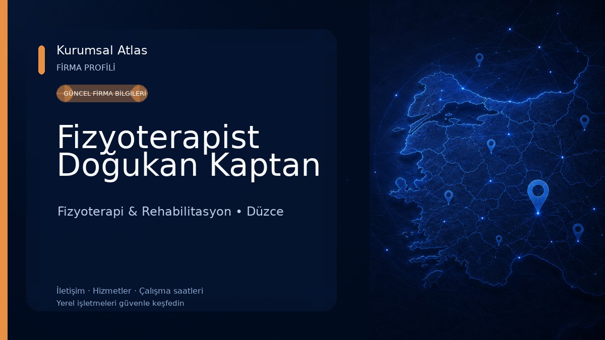 Fizyoterapist Doğukan Kaptan 