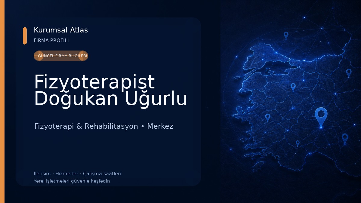 Fizyoterapist Doğukan Uğurlu 