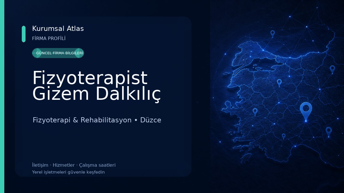 Fizyoterapist Gizem Dalkılıç