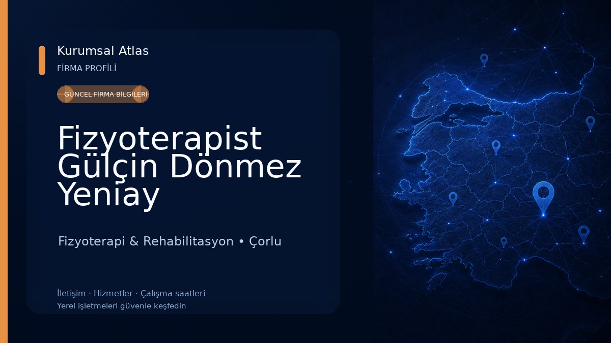 Fizyoterapist Gülçin Dönmez Yeniay (Fizyolemis) Fizyoterapi & Rehabilitasyon