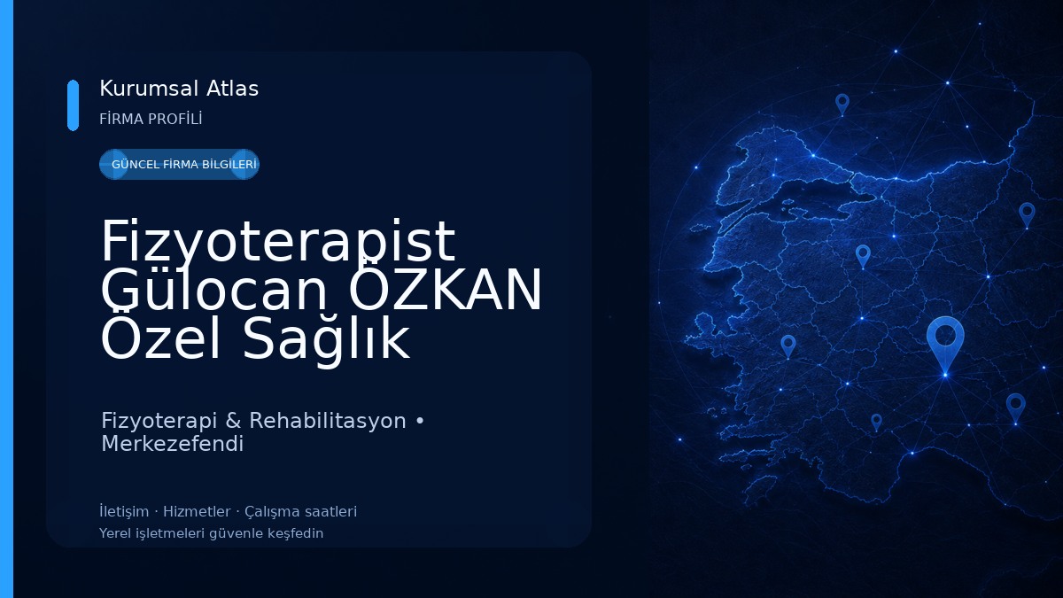 Fizyoterapist Gülocan ÖZKAN Özel Sağlık Meslek Hizmet Birimi | DENİZLİ