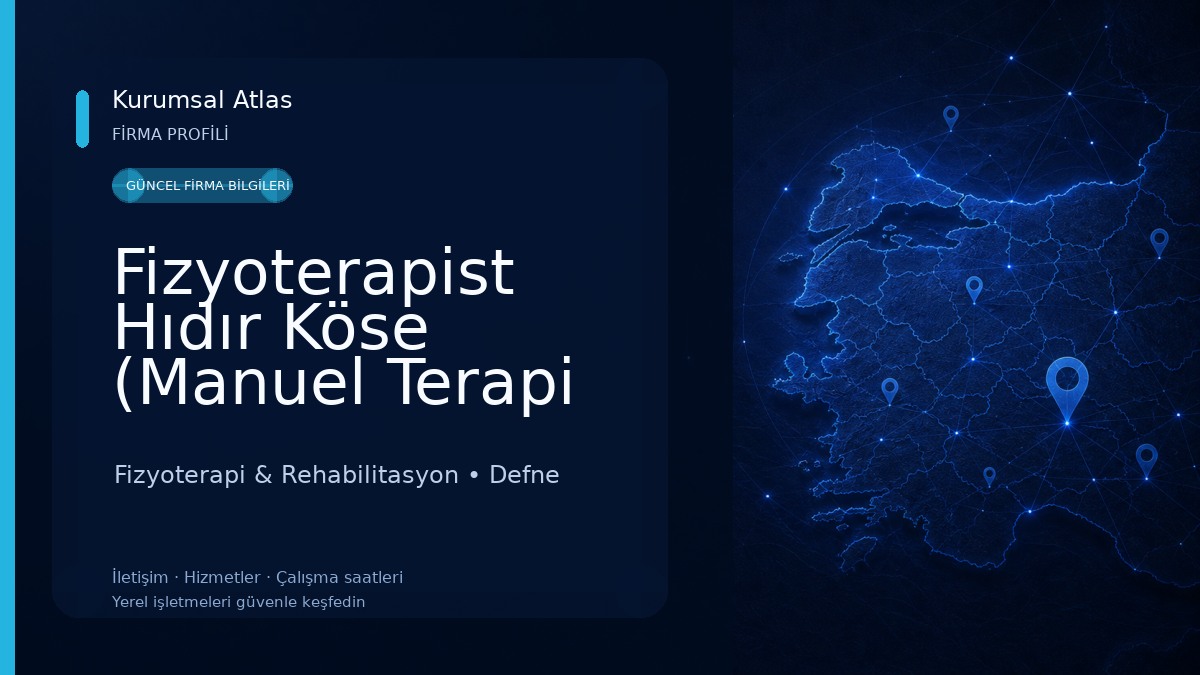 Fizyoterapist Hıdır Köse (Manuel Terapi & Reformer Pilates) Fizyoterapi & Rehabilitasyon