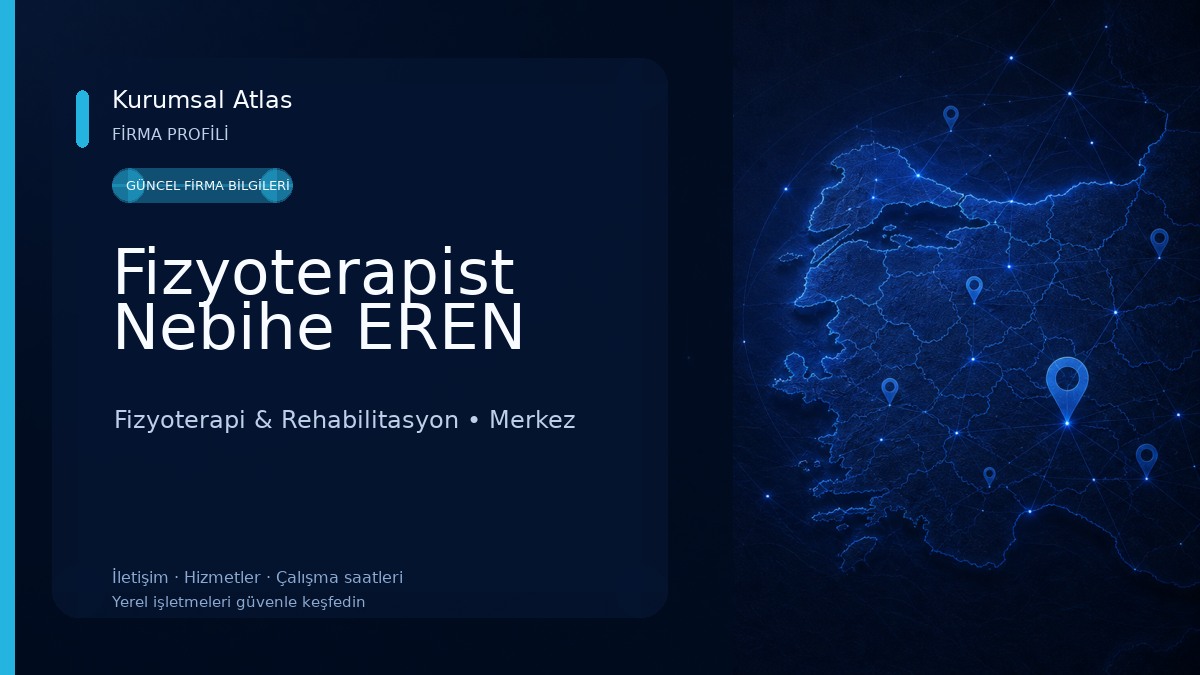 Fizyoterapist Nebihe EREN Fizyoterapi & Rehabilitasyon