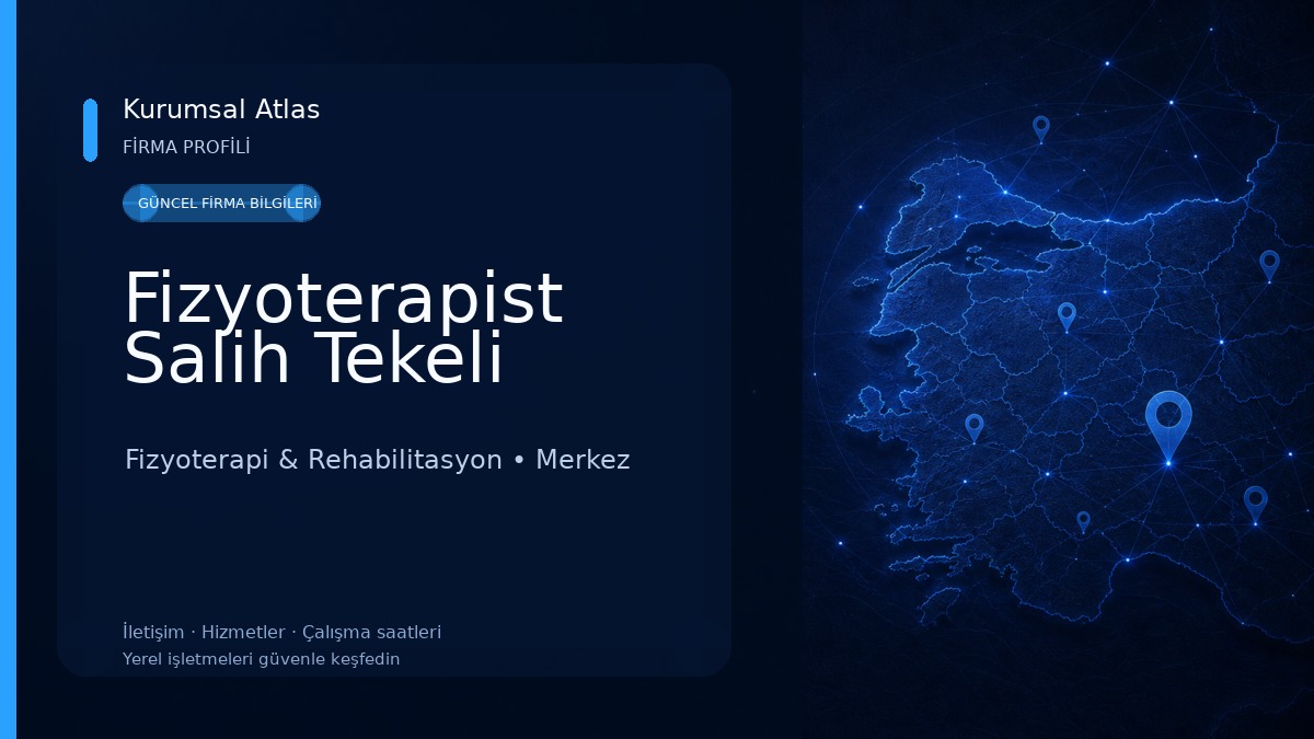 Fizyoterapist Salih Tekeli 