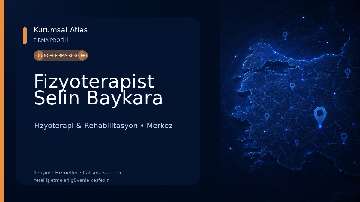 Fizyoterapist Selin Baykara Fizyoterapi & Rehabilitasyon