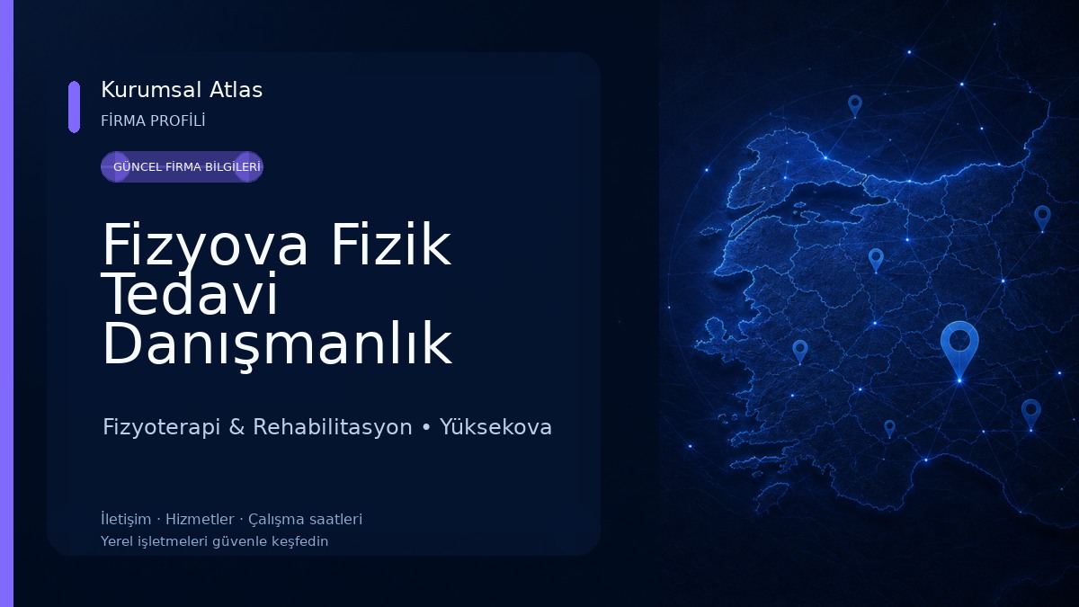 Fizyova Fizik Tedavi Danışmanlık Merkezi Fizyoterapi & Rehabilitasyon