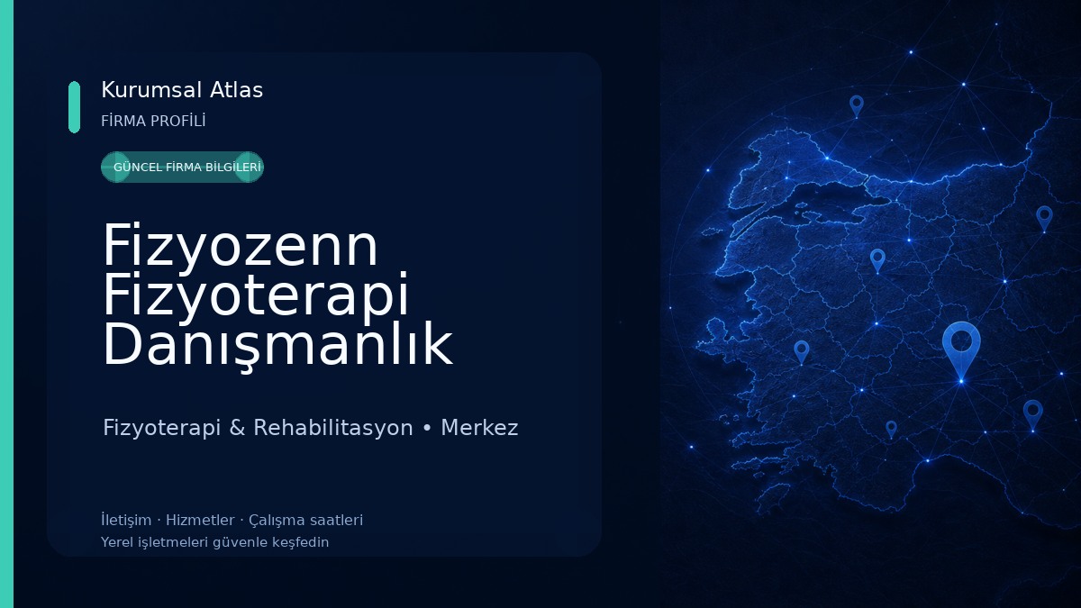 Fizyozenn Fizyoterapi Danışmanlık Merkezi Fizyoterapi & Rehabilitasyon