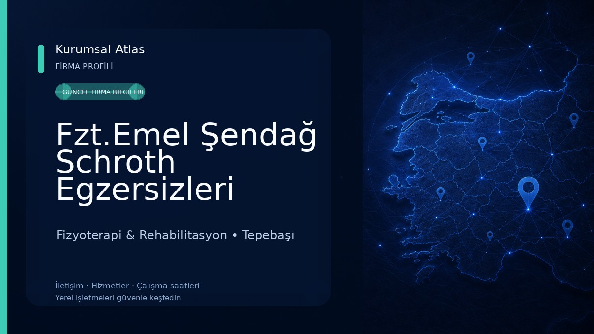 Fzt.Emel Şendağ Schroth Egzersizleri Fizyoterapi & Rehabilitasyon