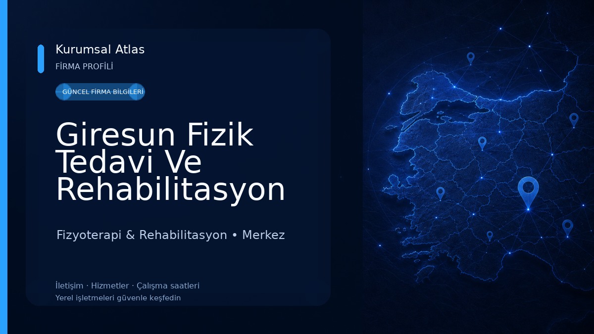 Giresun Fizik Tedavi Ve Rehabilitasyon Hastanesi 
