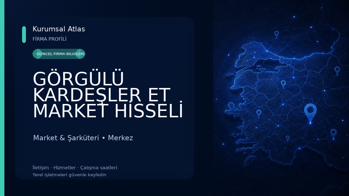 GÖRGÜLÜ KARDEŞLER ET MARKET HİSSELİ KURBANLIK ADAKLIK MERKEZİ