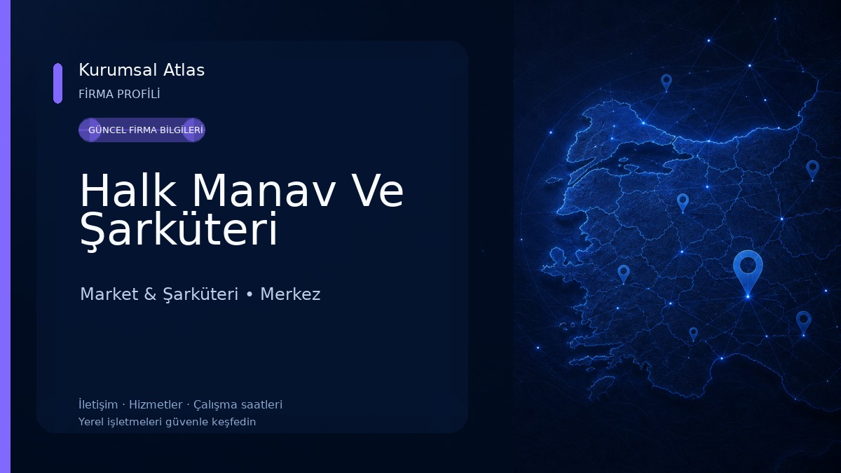 Halk Manav Ve Şarküteri Market & Şarküteri