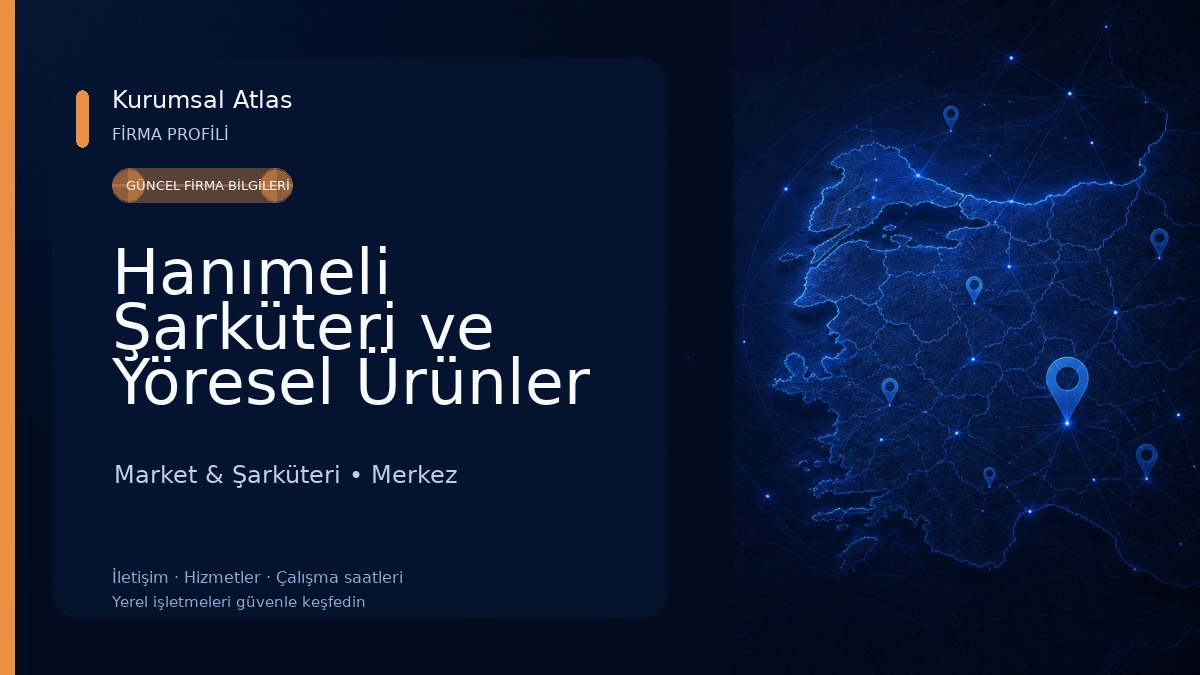 Hanımeli Şarküteri ve Yöresel Ürünler