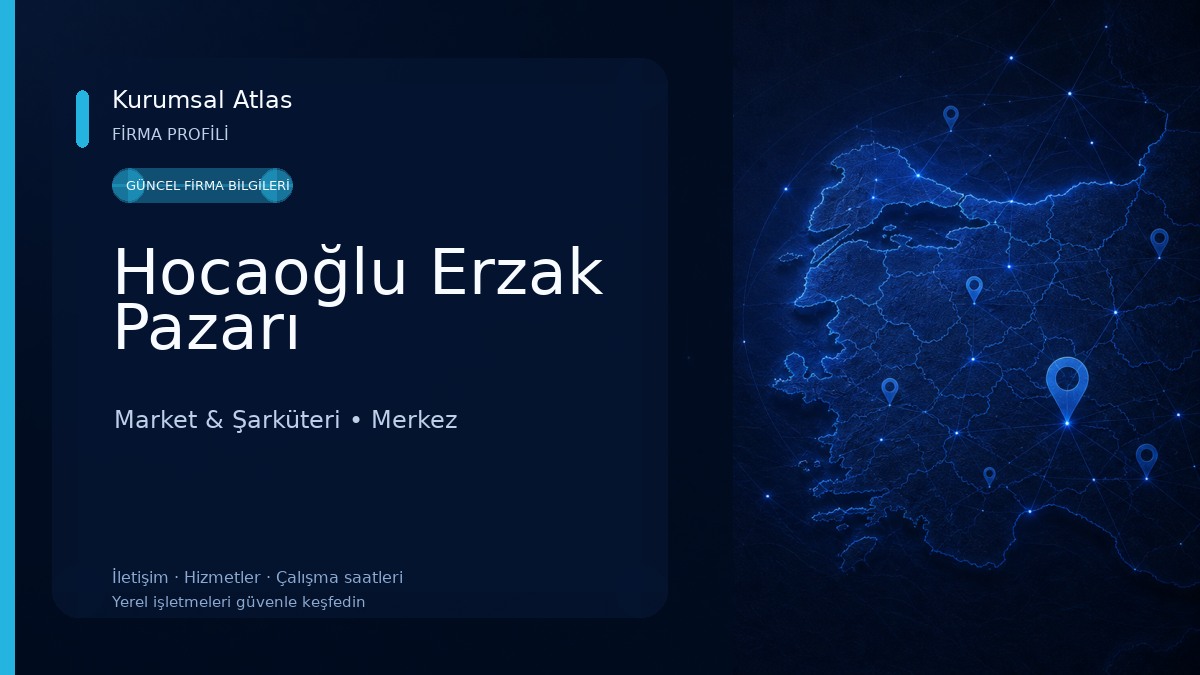 Hocaoğlu Erzak Pazarı
