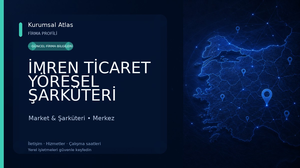 İMREN TİCARET YÖRESEL ŞARKÜTERİ