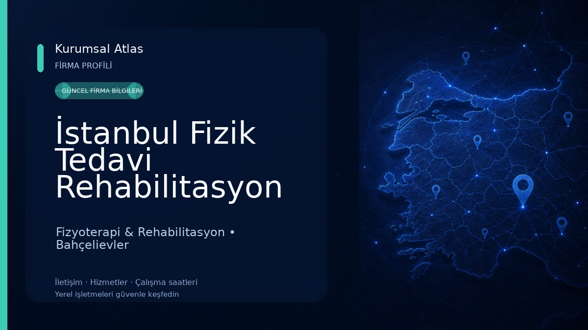 İstanbul Fizik Tedavi Rehabilitasyon Eğitim Ve Araştırma Hastanesi Fizyoterapi & Rehabilitasyon