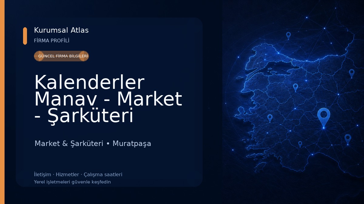 Kalenderler Manav - Market - Şarküteri 