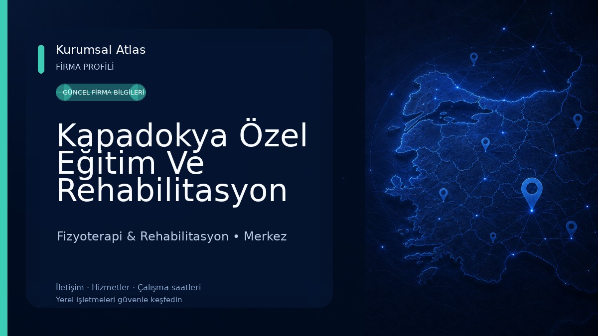 Kapadokya Özel Eğitim Ve Rehabilitasyon Merkezi